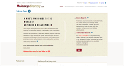 Desktop Screenshot of maloneysdirectory.com